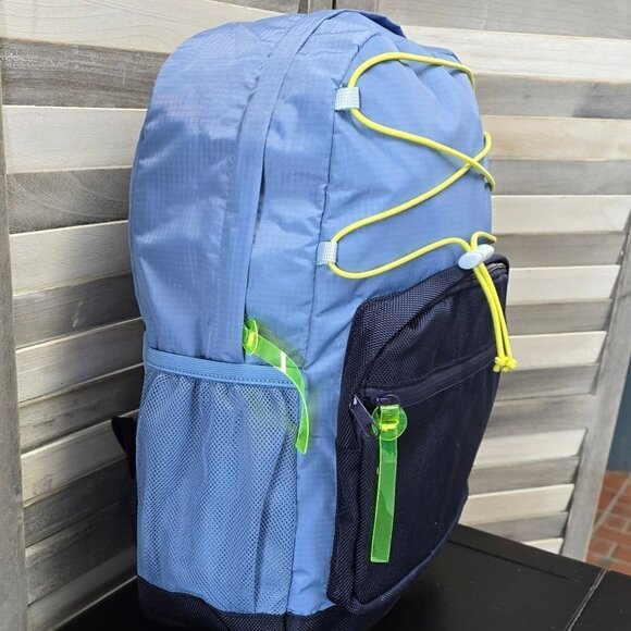 Kids' 16" Colorblock Ripstop Backpack | Cat & Jack™ Blue - Picture 4 of 12